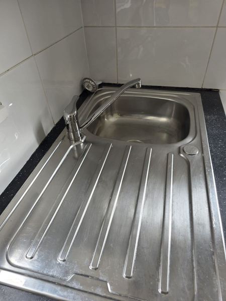After: Sink and drainer