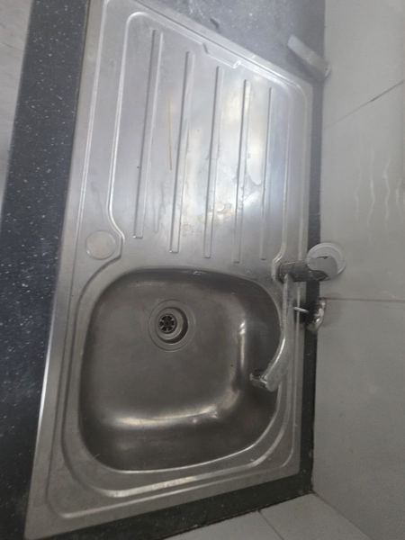 Before: Sink and drainer